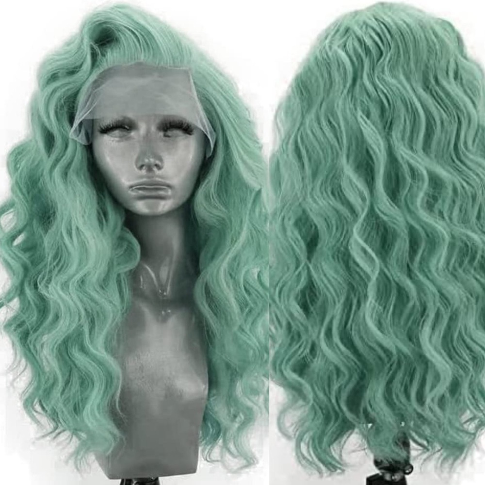 - 💜 MAI 20” SEA URC GREEN WAVY LACE FRONT WIG 💜 *NEW*
🆕🆕🆕